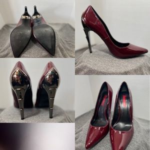 Goth Demonia dark red pumps size 7